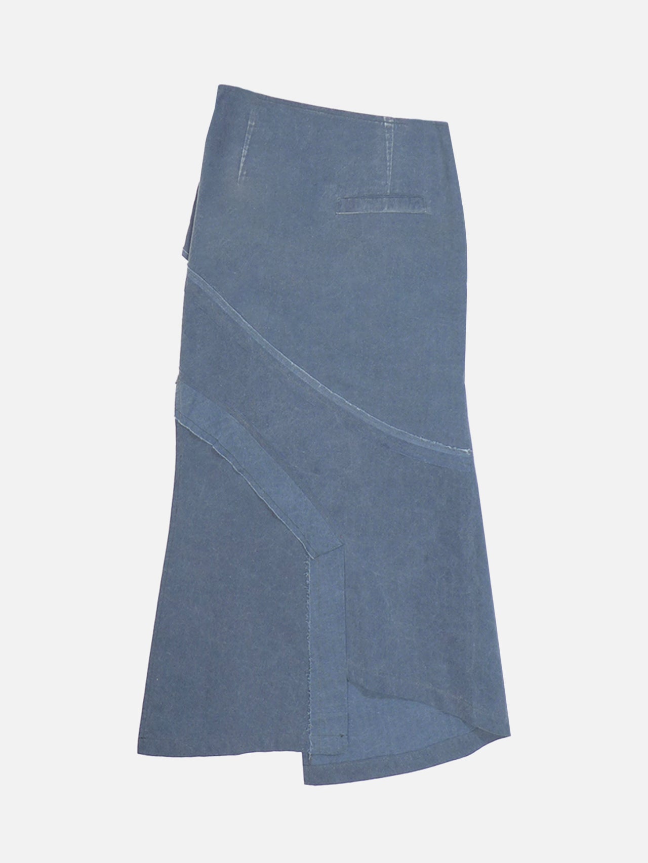 OBLIQUE SLIT LONG SKIRT